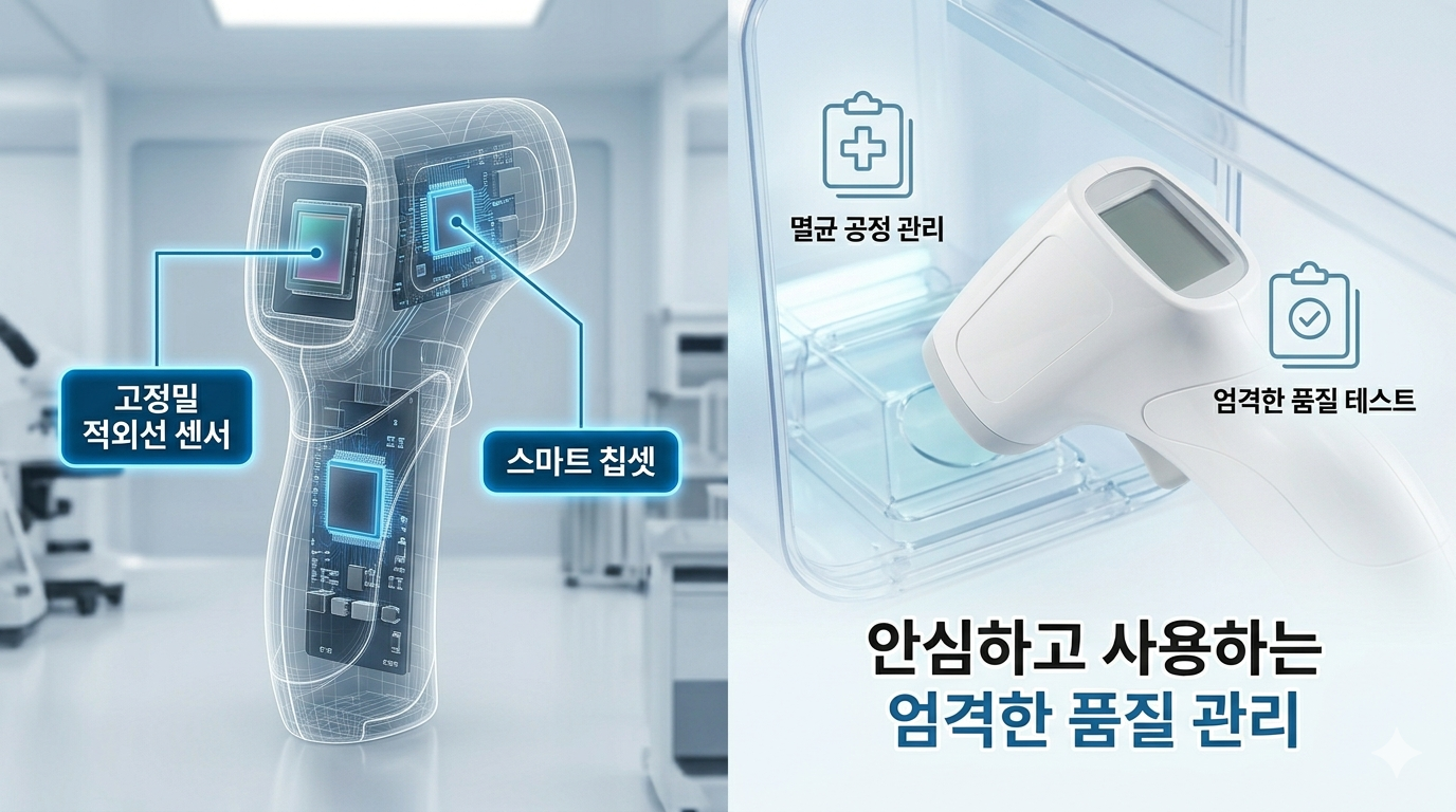스마트 듀얼 비접촉 체온계