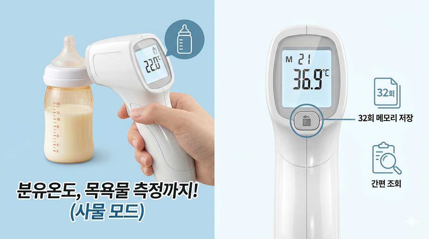 스마트 듀얼 비접촉 체온계