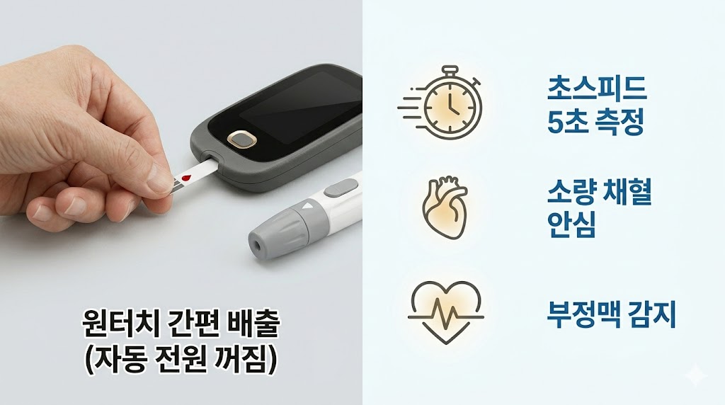 혈당측정기 구성품 상세